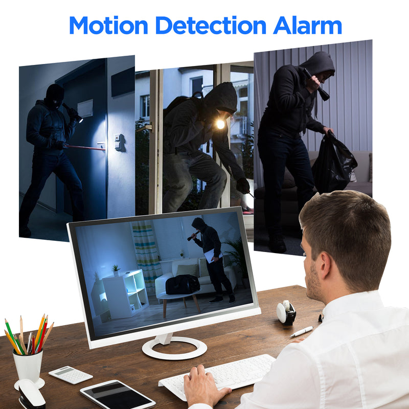 1080P Mini Spy Camera 64GB USB Flash Drive Hidden Camera with Loop Recording Motion Detection Portable Small Cam, No WiFi