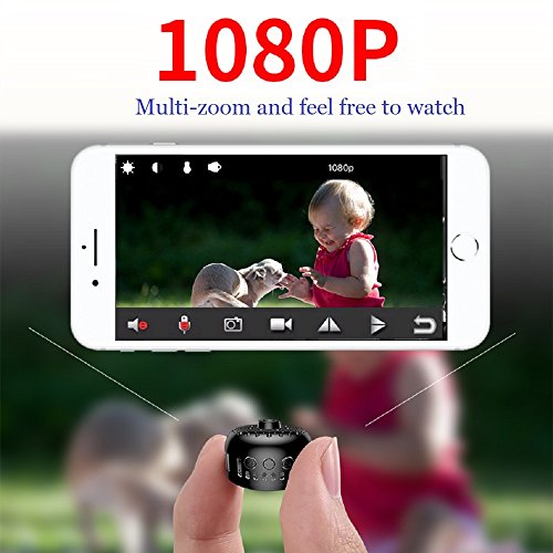1080P  WIFI Hidden Camera Spy Camera With Night Vision and Motion Detection - PANNOVO