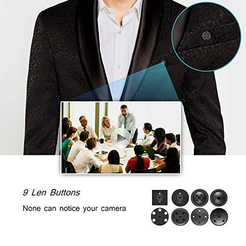 1080P  Wifi Hidden Camera with Motion Detection Alarm Remote Home Nanny Cam for iPhone/Android Phone/iPad/PC - PANNOVO